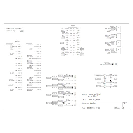 Schematic of the main board demo_photo